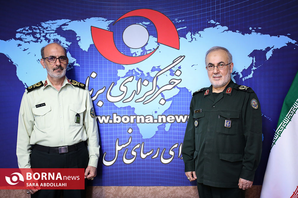 حضور فرمانده قرارگاه مرکزی مهارت آموزی نیروهای مسلح در خبرگزاری برنا