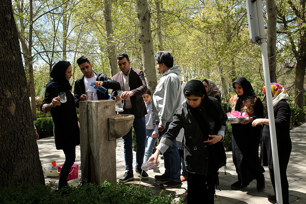 سیزده به در در پارک لاله تهران
