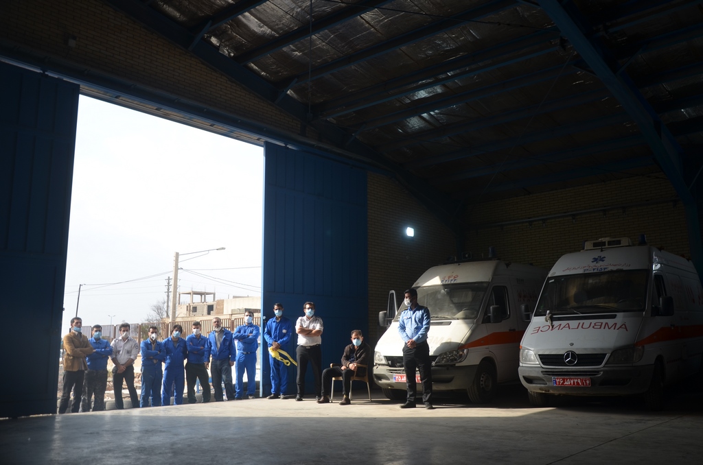 راه اندازی سومین مرکز نوسازی و تجهیز خودروهای اورژانس کشور در اهواز