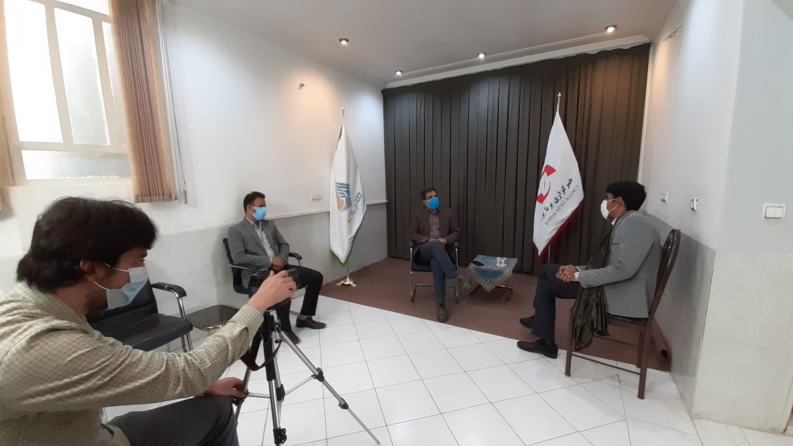 بازدید رئیس سازمان فرهنگی اجتماعی ورزشی شهرداری یزد در محل خبرگزاری برنا استان یزد