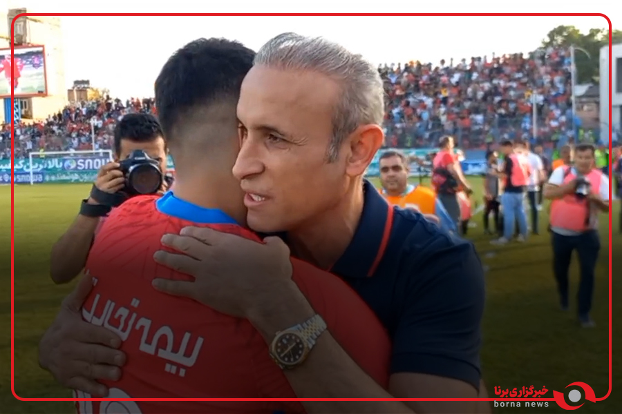 تشویق شدید یحیی گل‌محمدی توسط هواداران پرسپولیس و نساجی