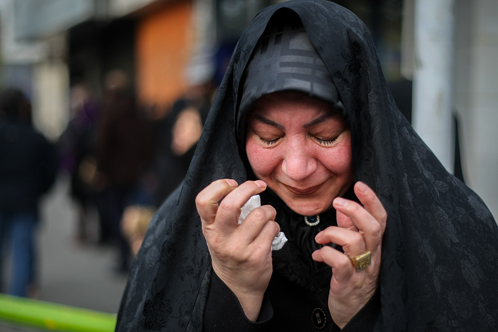 مراسم وداع با شهدای گمنام در تهران