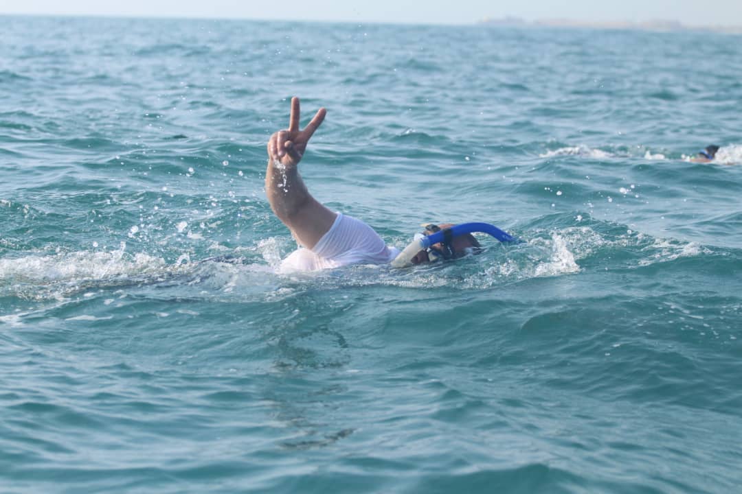حضور دو شناگر کرمانی درنوزدهمین دوره شنای جانبازان در خلیج فارس