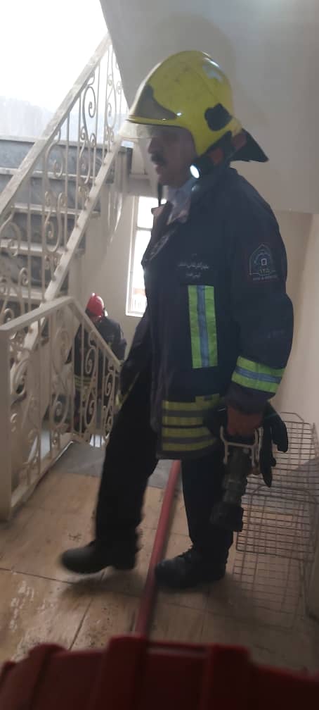 آتش در 12 واحدی زیتون کارمندی اهواز
