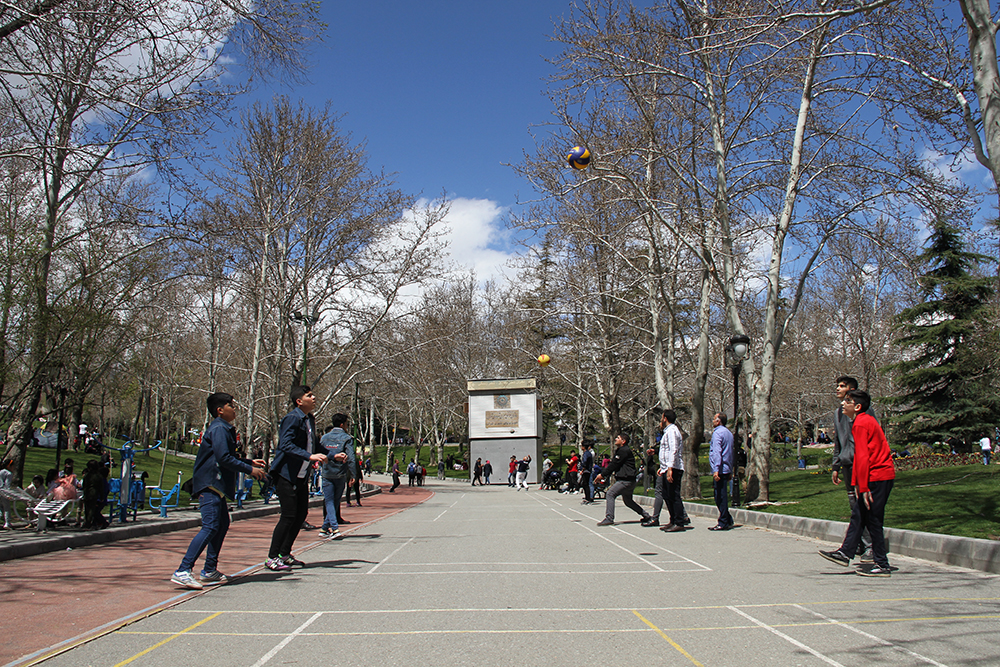 سیزده به در  ، در تهران - پارک ملت
