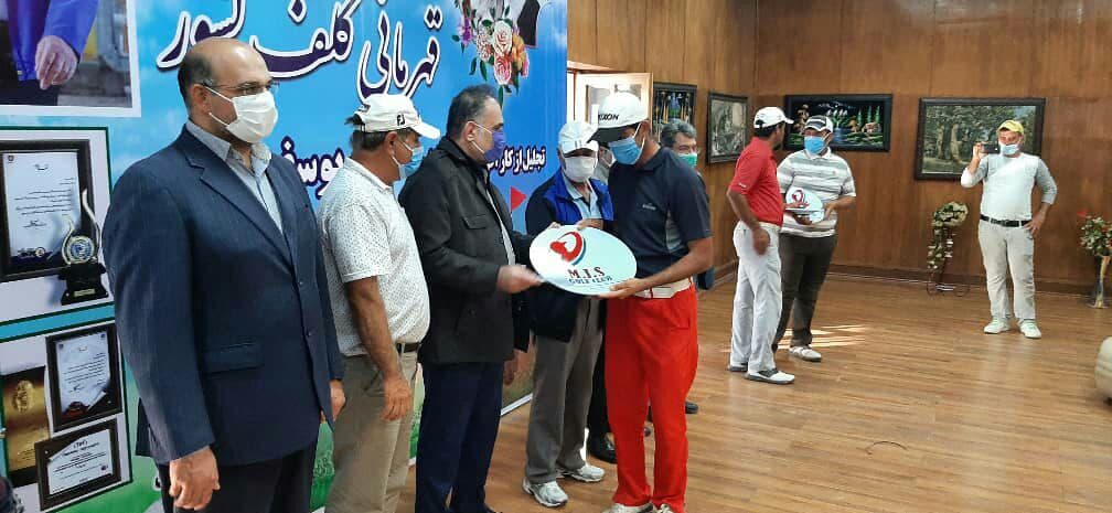 مراسم اختتامیه اولین ماراتن گلف قهرمانی کشور در مسجدسلیمان