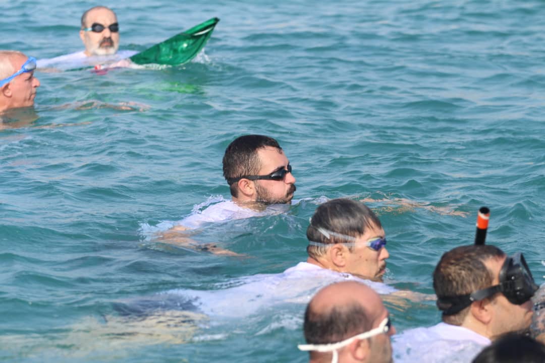 حضور دو شناگر کرمانی درنوزدهمین دوره شنای جانبازان در خلیج فارس
