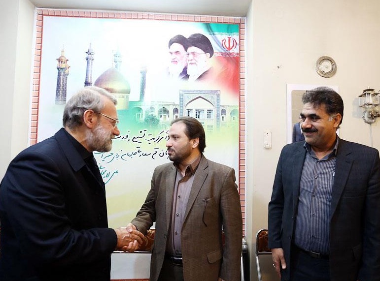 دیدار مدیرکل ورزش و جوانان استان قم با دکتر لاریجانی