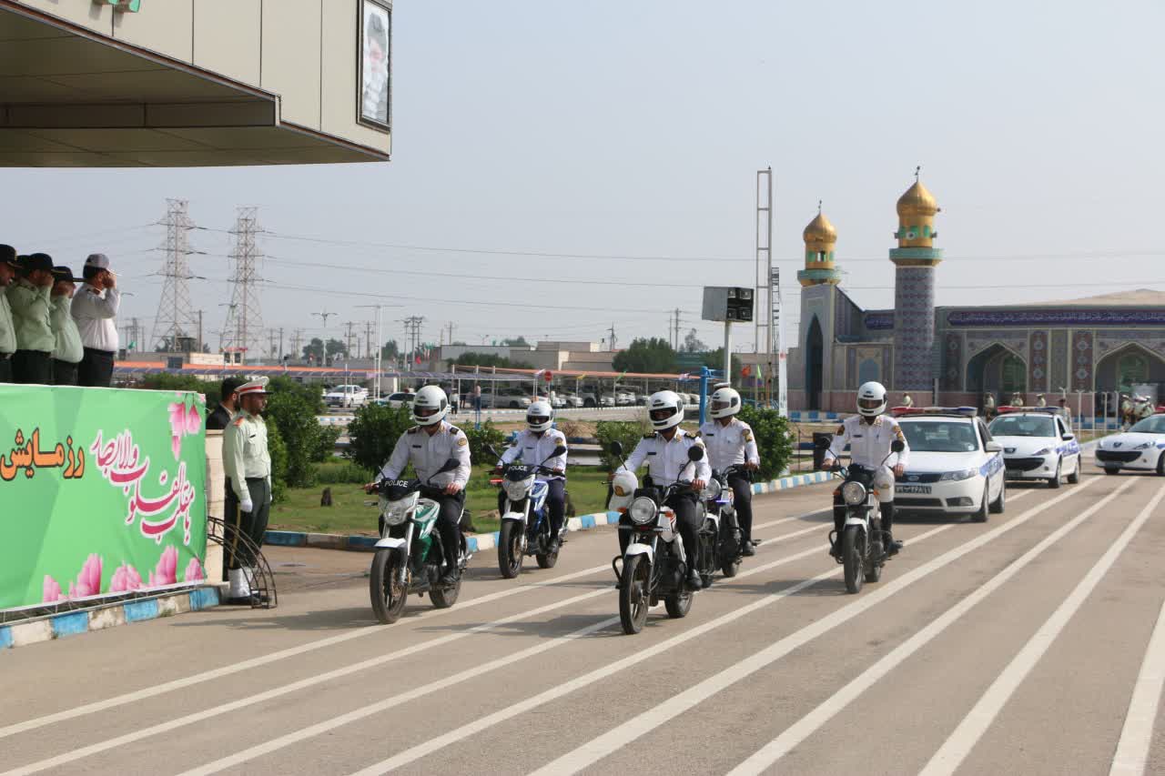 رزمایش ترافیکی-انتظامی نوروز 1402 خوزستان