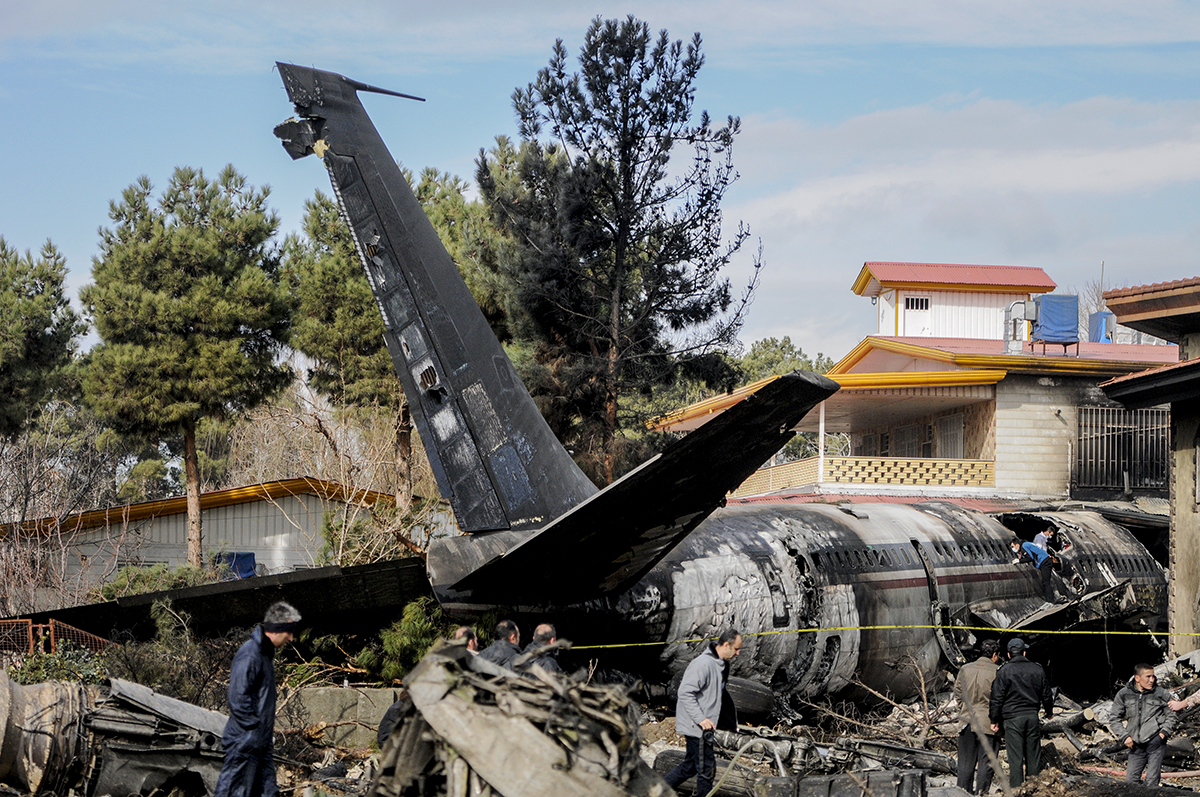 سقوط هواپیمای باری بوئینگ 707 در کرج