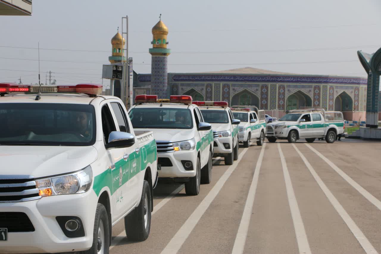 رزمایش ترافیکی-انتظامی نوروز 1402 خوزستان