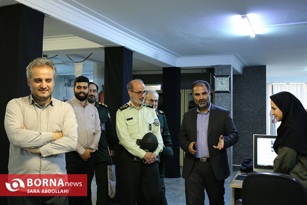 حضور فرمانده قرارگاه مرکزی مهارت آموزی نیروهای مسلح در خبرگزاری برنا