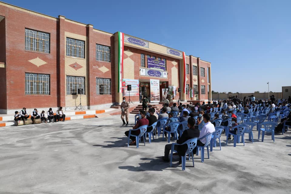 افتتاح مدرسه ۱۵ کلاسه گل گهر(۱) در نرماشیر