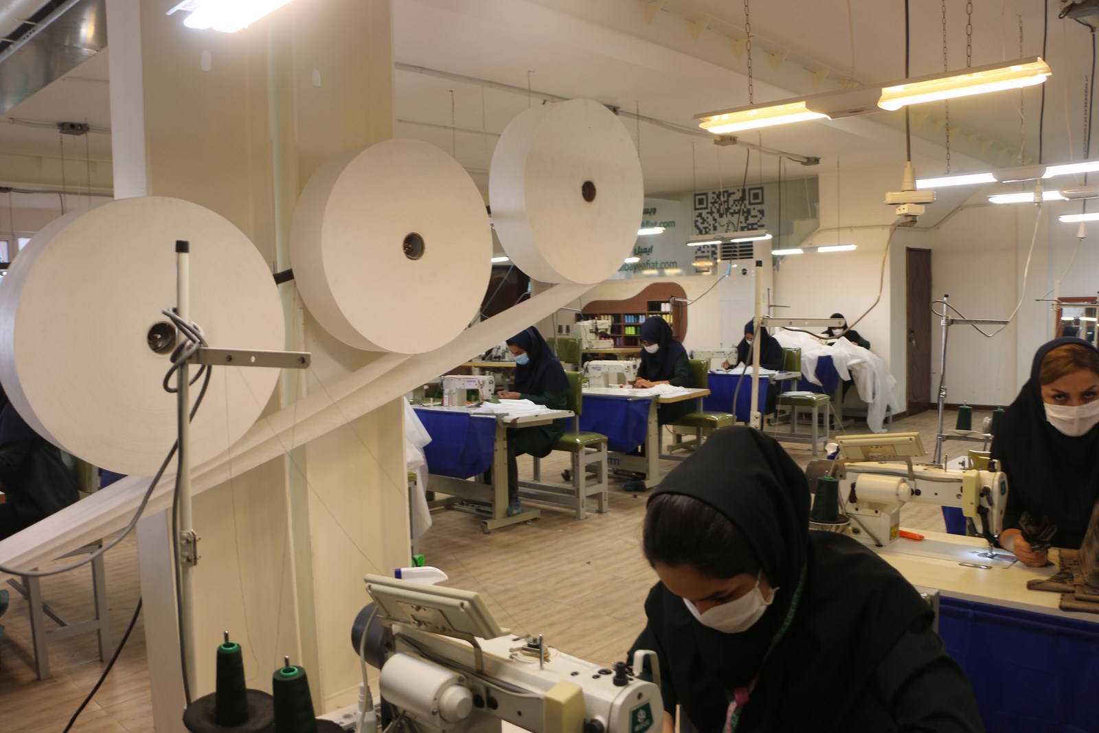 بهره برداری از چهارمین کارگاه تولید ماسک در اهواز