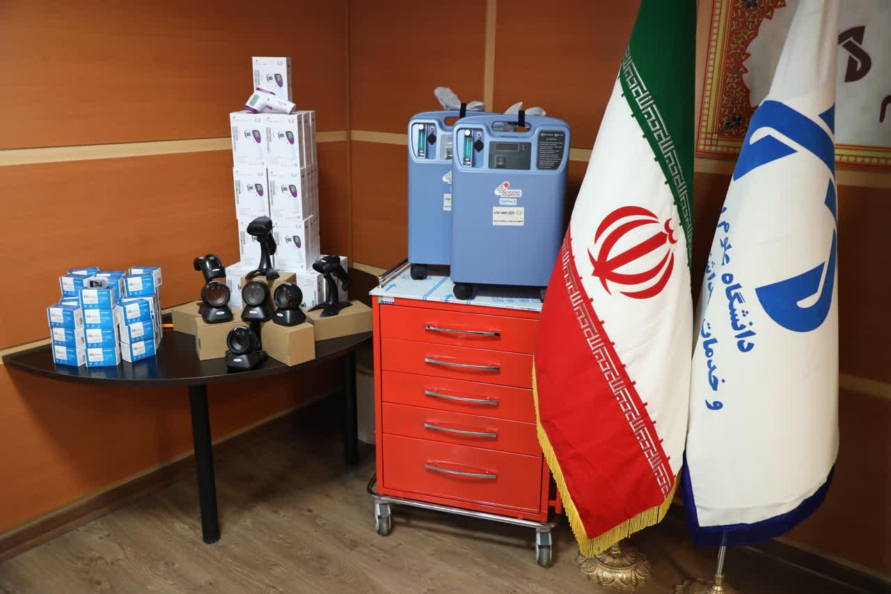 اهدای 350 قلم تجهیزات پزشکی مقابله با کرونا/////(فقط برای کنار خبر است)