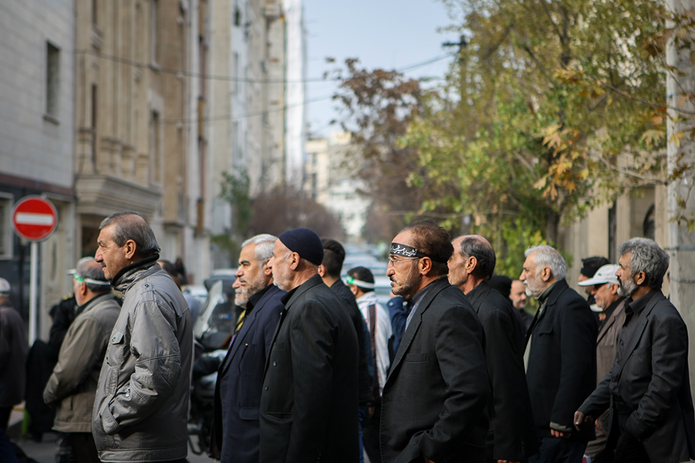 مراسم وداع با شهدای گمنام در تهران