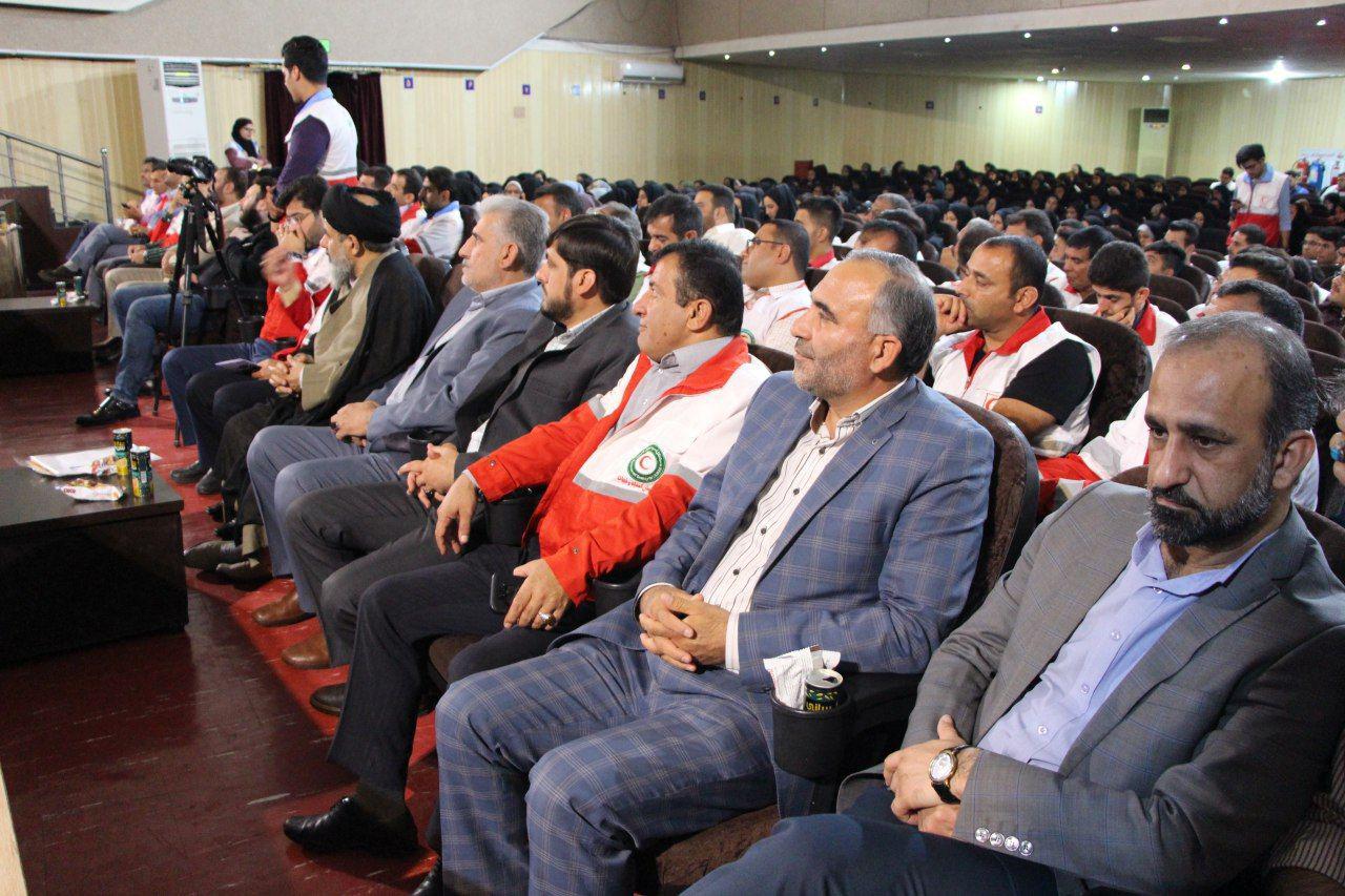 همایش تجلیل از جوانان و امدادگران جمعیت هلال احمر خوزستان