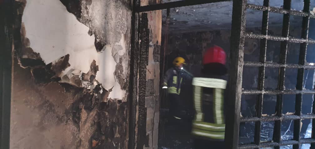 آتش سوزی خانه بازی های فکر کودکان کیانپارس اهواز