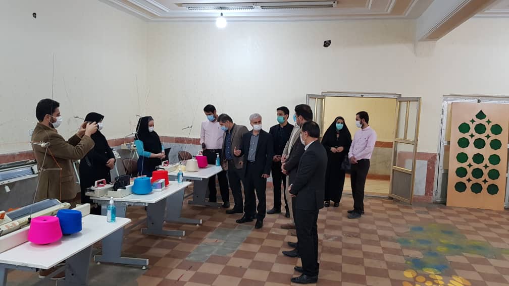 افتتاح گارگاه تولیدی صنایع دستی و البسه محلی و نمایشگاه دستاورد های سازمان های مردم نهاد اهواز