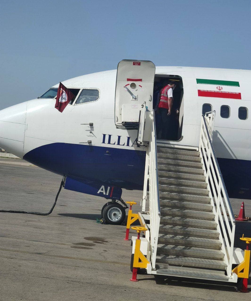 پرواز تیم فولاد خوزستان از اهواز به مقصد ریاض عربستان