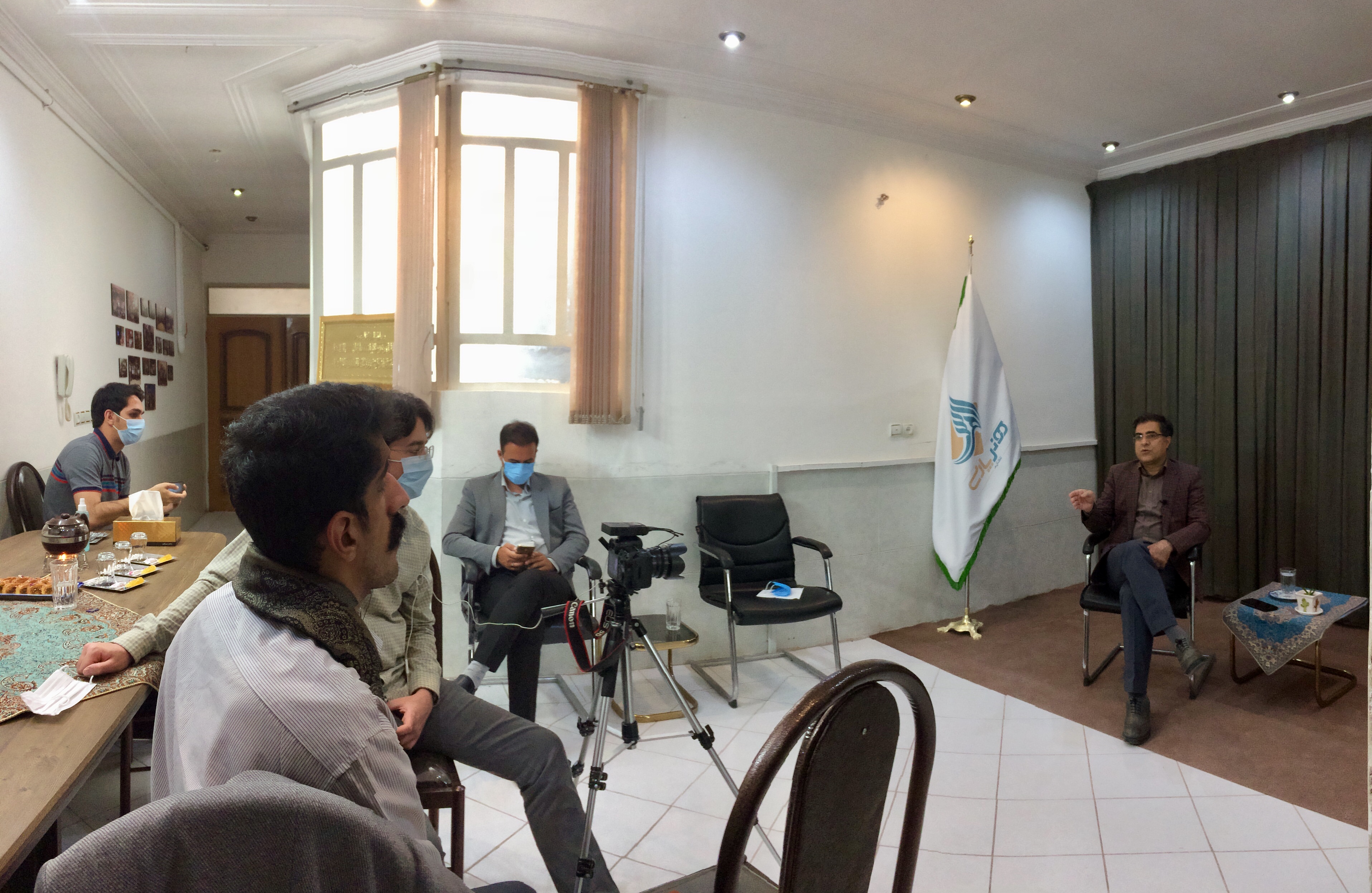 بازدید رئیس سازمان فرهنگی اجتماعی ورزشی شهرداری یزد در محل خبرگزاری برنا استان یزد