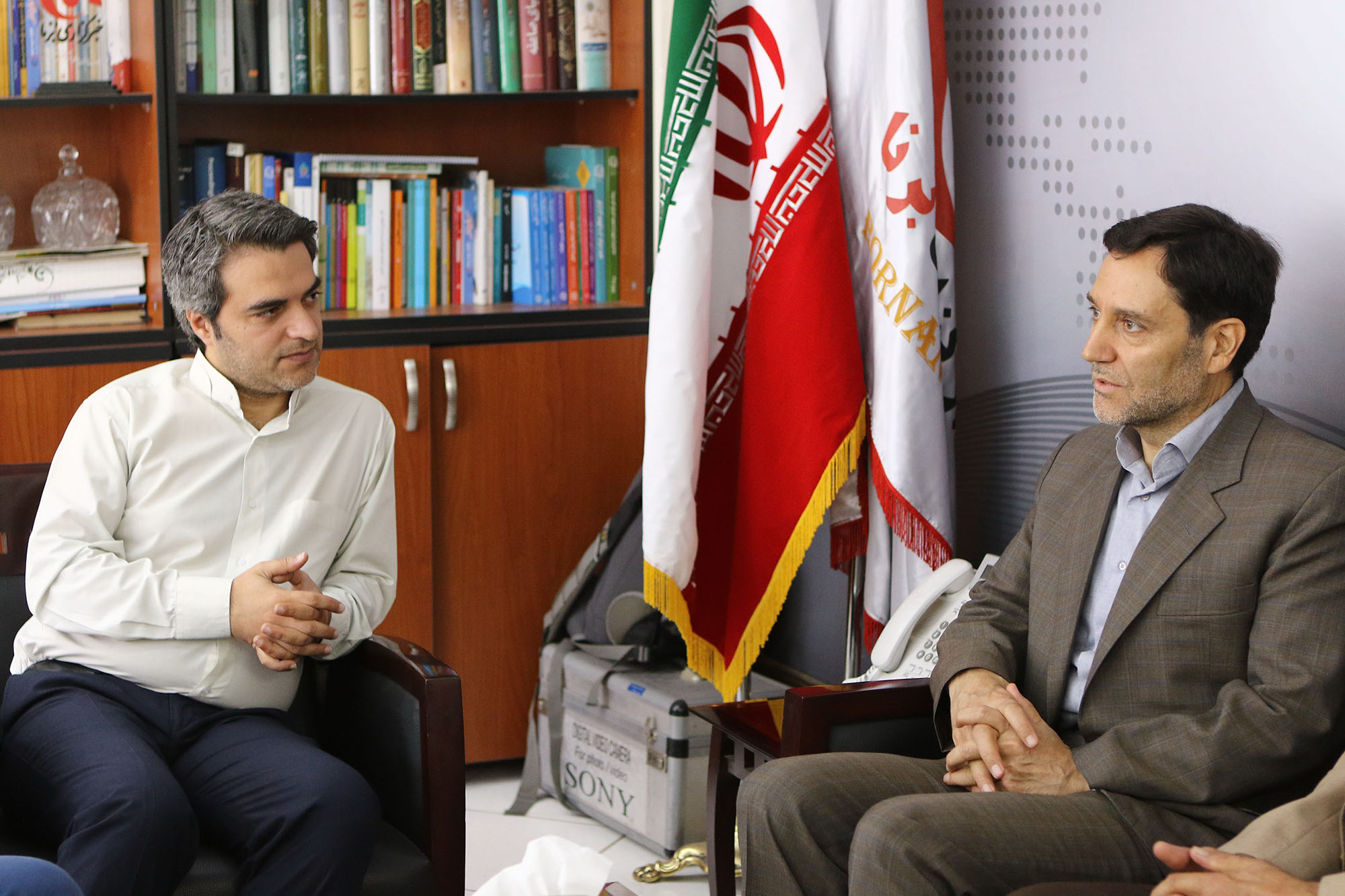 بازدید محمد رضایی رئیس سازمان ورزش شهرداری تهران ار خبرگزاری برنا