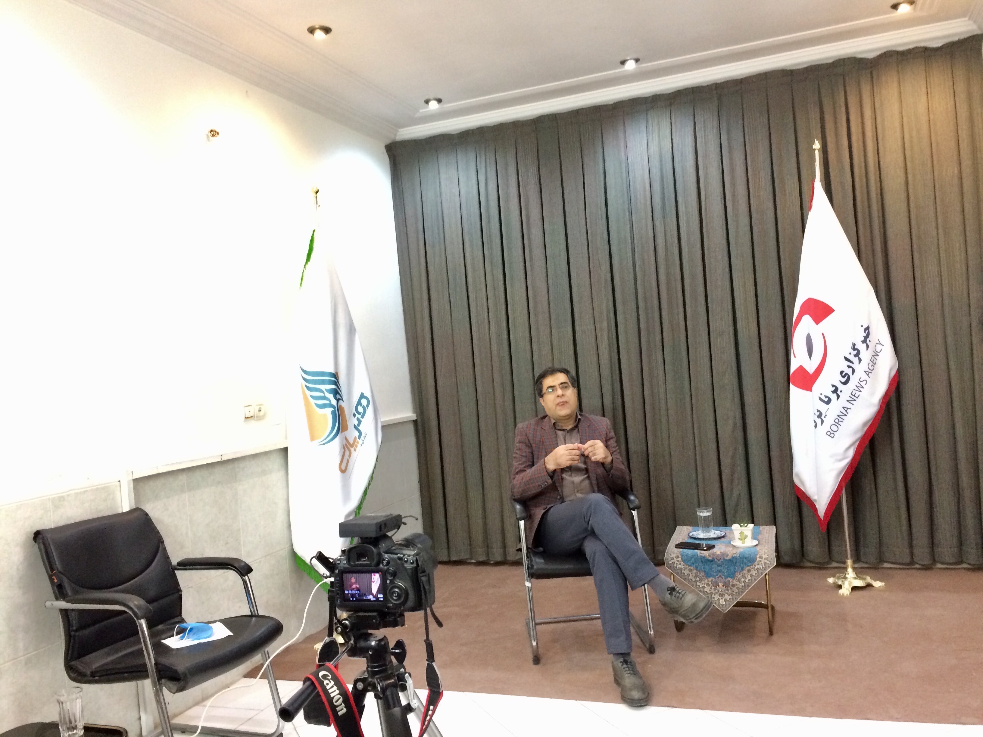 بازدید رئیس سازمان فرهنگی اجتماعی ورزشی شهرداری یزد در محل خبرگزاری برنا استان یزد