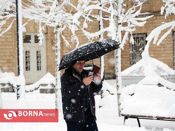 بارش برف در تهران -2