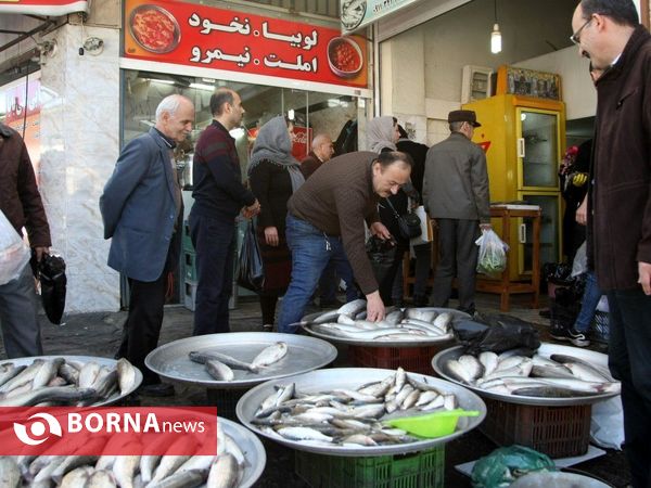 بازار لاهیجان در اخرین روز سال 96