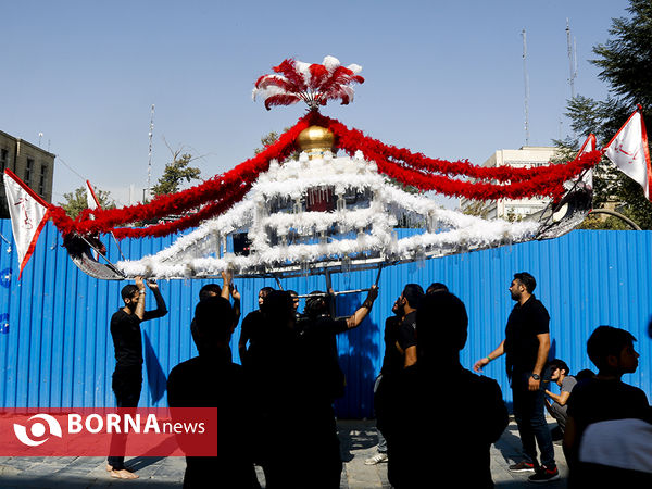 عزاداری تاسوعای حسینی در بازار تهران