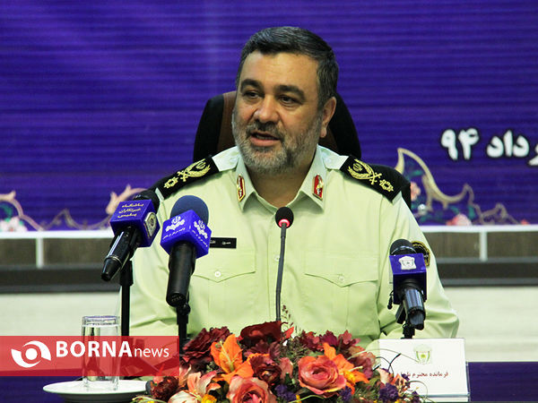 مراسم تودیع و معارفه رئیس پلیس راهنمایی و رانندگی