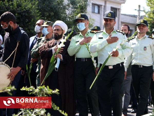 مراسم تشییع پیکر" شهید مهدی کامور "در آستانه اشرفیه