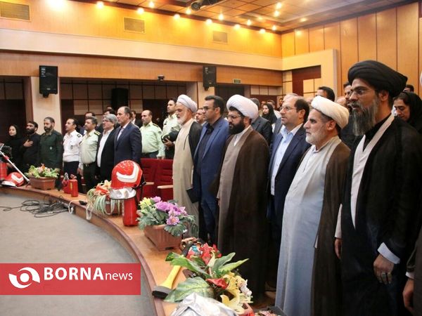 مراسم بزرگداشت روز آتش نشان- شهرقدس