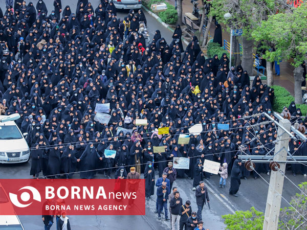  تجمع بزرگ مردم اراک