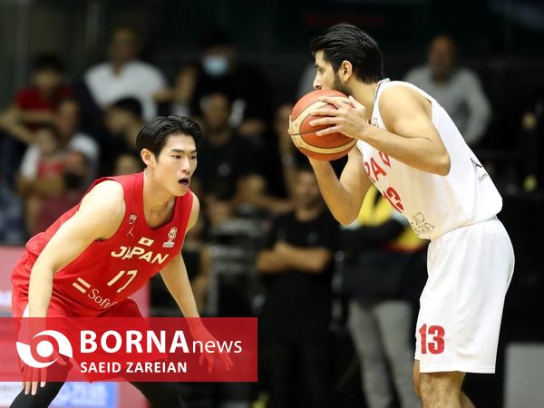 دیدار تیم های بسکتبال ایران - ژاپن