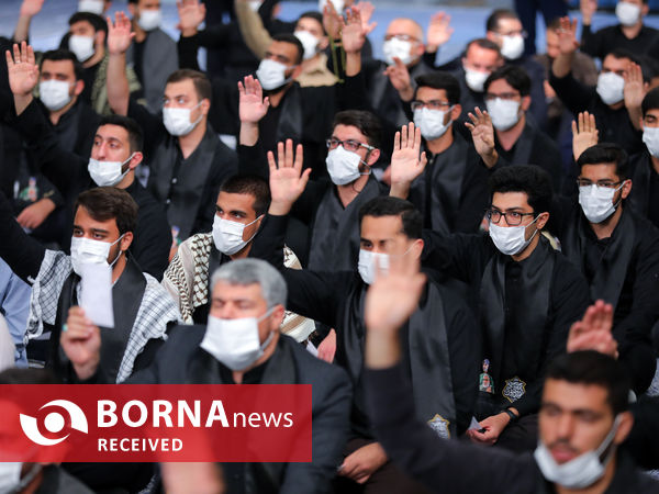 عزاداری اربعین حسینی با حضور مقام معظم رهبری