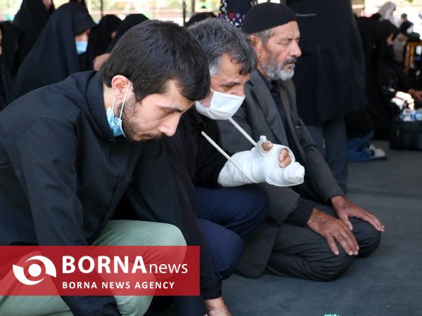 پیاده روی جاماندگان اربعین در شهرستان ری