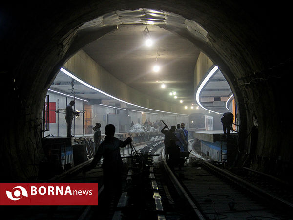 مراحل آماده سازی طولانی‌ترین خط متروی خاورمیانه