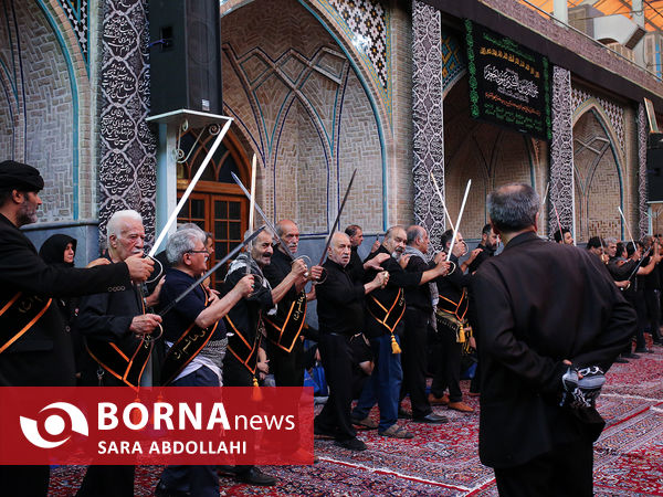 عزاداری روز تاسوعای حسینی علیه السلام در بازار تهران 