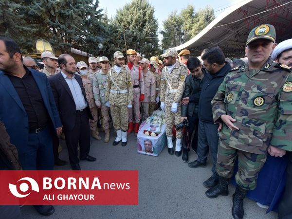 تشییع پیکر «مهدی اثنی عشری» شهید مدافع امنیت در ارومیه