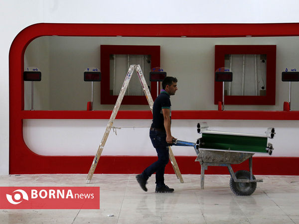 آماده سازی نمایشگاه کتاب ۹۷