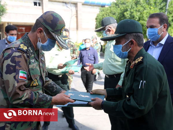 تجلیل مقامات ارشد فارس از عوامل بیمارستان پشتیبان ارتش ویژه بیماران کرونایی