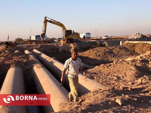 بازديد خبرنگاران از عمليات مهار ريزگردها