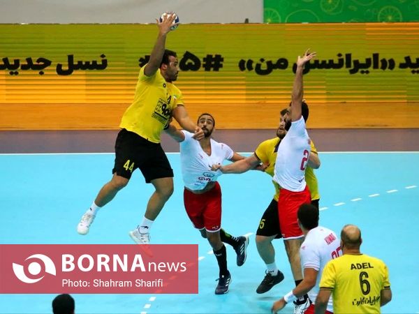 دیدار تیم های هندبال الکویت کویت - سپاهان