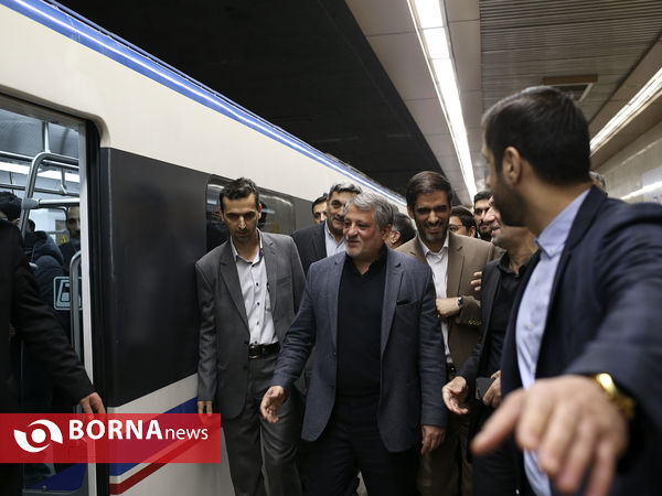 افتتاح  خط ۷ متروی تهران - میدان صنعت