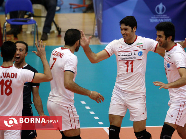 دیدار والیبال ایران - تایلند قهرمانی آسیا