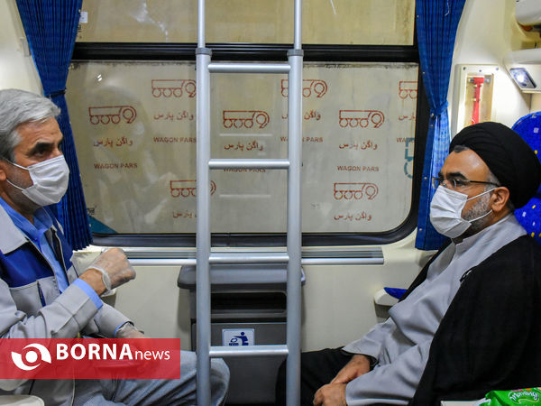 بازدید رئیس کل دادگستری استان مرکزی از واگن پارس