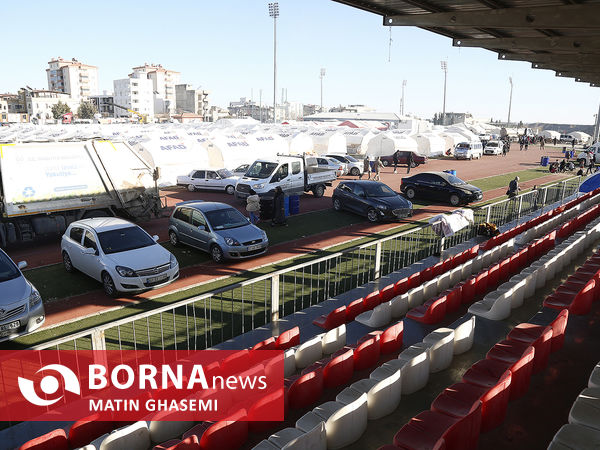 کمک‌رسانی هلال‌احمر در مناطق زلزله‌زده ترکیه