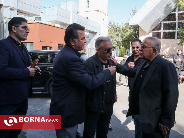 تشییع پیکر جعفر کاشانی پیشکسوت فوتبال