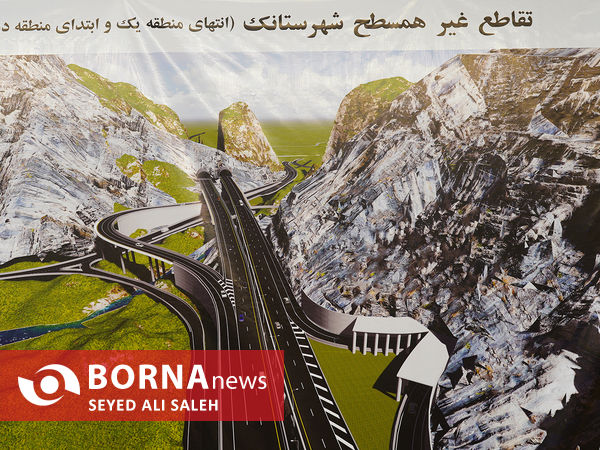 افتتاح قطعه دوم آزاد راه تهران-شمال